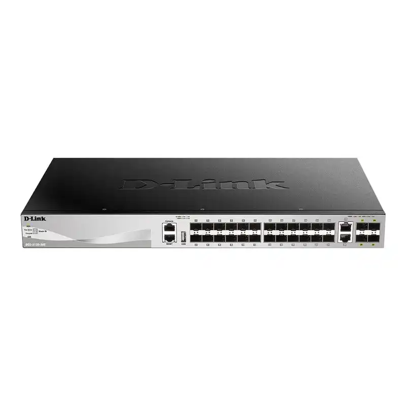 D-Link DGS 3130-30S - Commutateur - L3 Lite - Géré - 24 x Gigabit SFP + 2 x 10 Gigabit Ethernet + 4 ... (DGS-3130-30S/E)_1